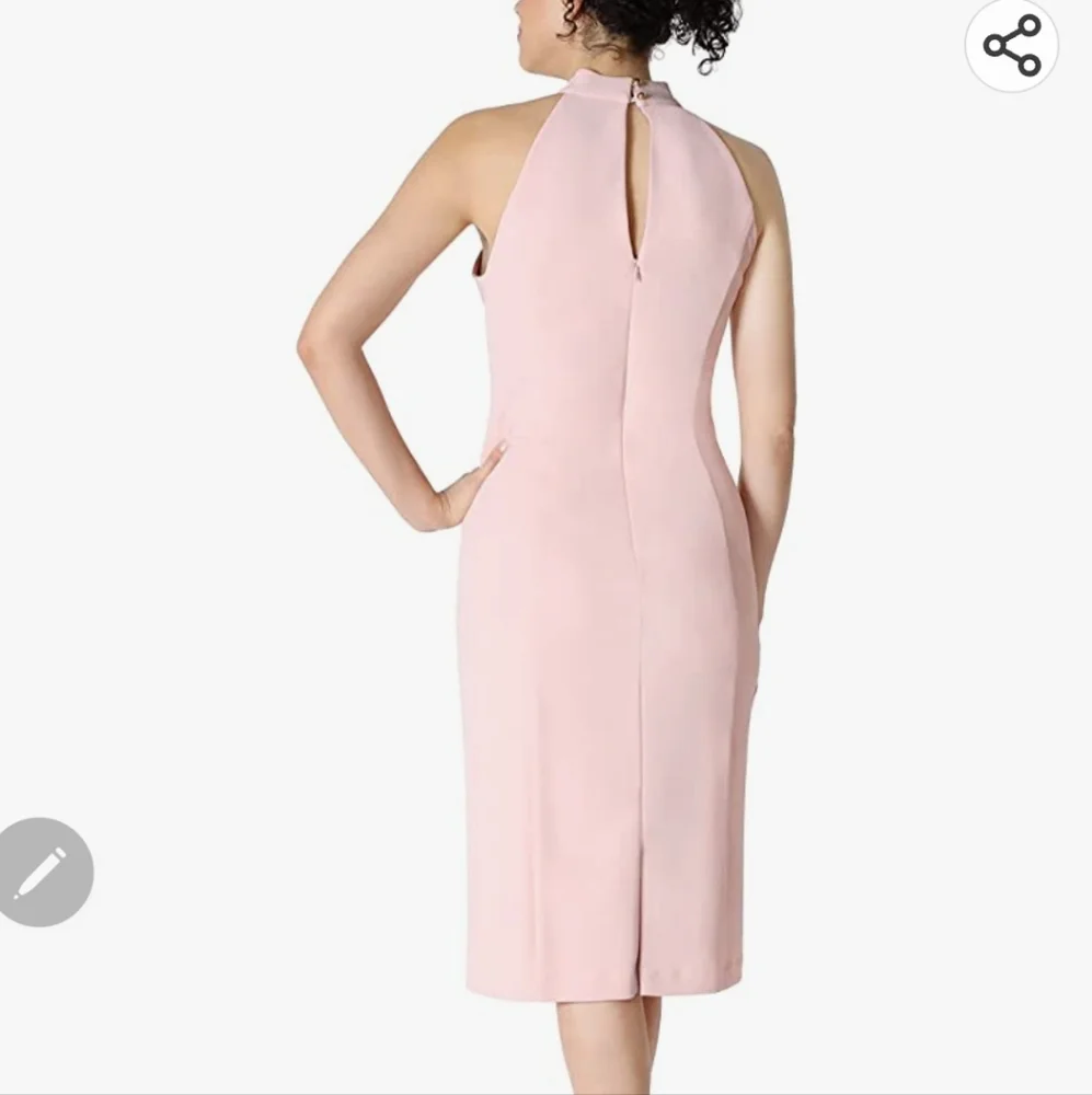 Julia Jordan Women's Sleeveless Knot Neck Sheath Dress - Picture 3 of 14